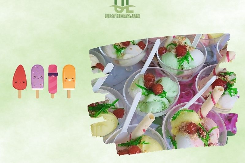 Khám phá quán kem Long An mát lạnh