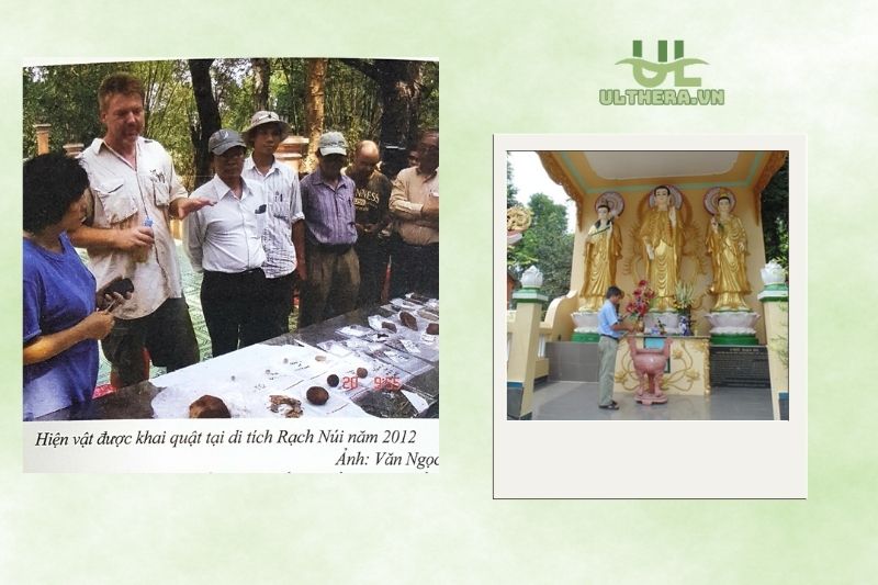 Chùa Núi và dấu ấn tâm linh tại khu di tích Rạch Núi Long An