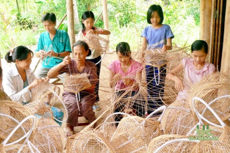 Giới thiệu về làng nghề đan lát Long An